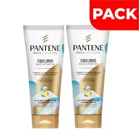 Pack Acondicionador Pantene Equilibrio Raíz & Puntas - Frasco 250 Ml